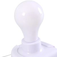 Світлодіодна підвісна LED лампочка світильник Stick Up Bulb BJ - 6706 на батарейках, Настінний нічник від батарейок зі шнурком на стіну шафи білий