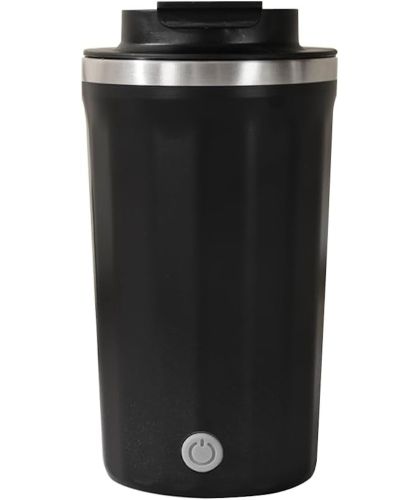 Автоматична чашка мішалка з кришкою Self Stirring Coffee Cup AND945 400 мл з міксером для розмішування кави та чаю, Термокружка з автосмешиванием