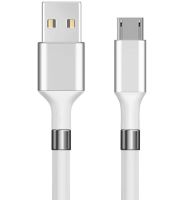 Магнітний зарядний кабель MagLink 7612 usb Micro-USB 1 метр для зарядки телефону, вічний шнур зарядка SuperCalla Cable 100 см з магнітними вставками