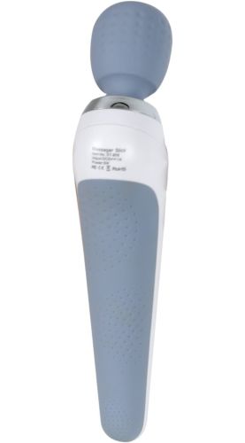 Бездротовий ударний масажер Smart Wireless Handy Massager ST-806 для всього тіла і м'язів, акумуляторний вібромасажер MS - 2022 для шиї плечей Білий
