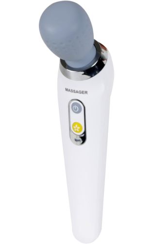 Бездротовий ударний масажер Smart Wireless Handy Massager ST-806 для всього тіла і м'язів, акумуляторний вібромасажер MS - 2022 для шиї плечей Білий