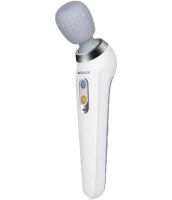 Бездротовий ударний масажер Smart Wireless Handy Massager ST-806 для всього тіла і м'язів, акумуляторний вібромасажер MS - 2022 для шиї плечей Білий