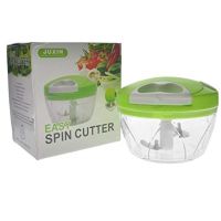Ручний багатофункціональний міні подрібнювач Easy Spin Cutter New, механічний кухонний чоппер для подрібнення продуктів, овочів, фруктів і часнику