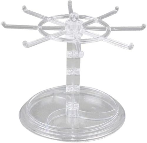 Обертається підставка тримач 1 Tier Jewelry Rack AND944 для зберігання ювелірних виробів 1 рівень, тримач для демонстрації браслетів і ключів