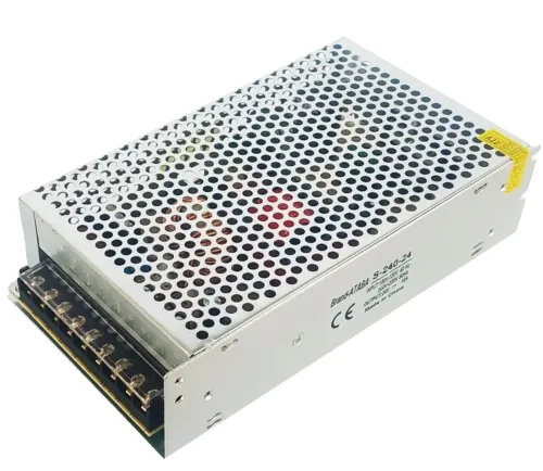 Універсальний блок живлення адаптер Ataba 5V 10A 50w S-50-5 Metall для SMD світлодіодних стрічок моніторів в металевому корпусі на 10 A