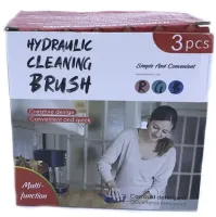 Универсальная чистящая щетка Hydraulic Cleaning Brush HX8818 3в1 для мытья посуды и чистки одежды, Губка щётка с насадками для разных поверхностей