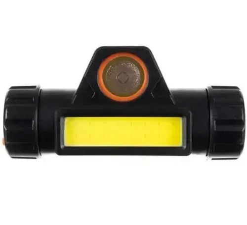 Налобный светодиодный фонарик Bailong BL-8101 XPE COB 2 в 1 с креплением на голову, Аккумуляторный фонарь X-Balog с магнитным креплением от USB