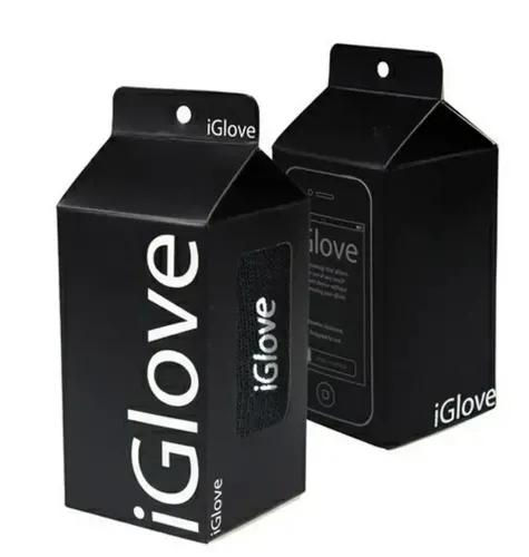 Рукавички для сенсорних екранів iGloves Black, зимові рукавички з сенсорними пальцями для роботи з ємнісними екранами, чорні