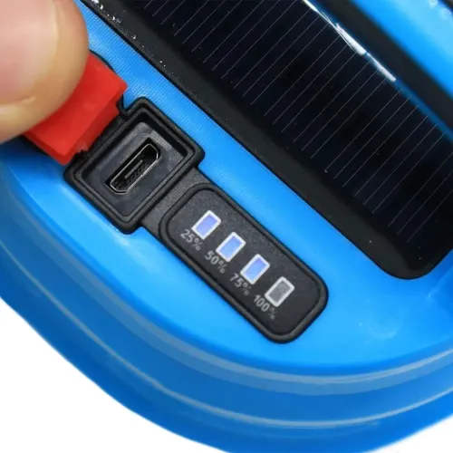 Універсальний підвісний ліхтар Hurry Bolt Solar HB-V70 на сонячній батареї, Акумуляторна LED лампа аварійний світильник з гачком 50W для кемпінгу