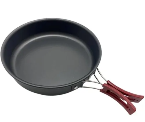 Туристичний кухонний набір посуду Camping cooking AL - 600 на 15 предметів чайник 3 каструлі сковорода і кухонне приладдя в чохлі для кемпінгу