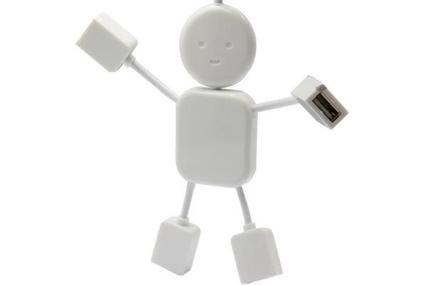 USB хаб Чоловічок Hi-Speed на 4 порти розгалужувач