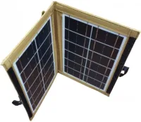 Складна сонячна панель батарея Solar Panel CCLamp CL-670 7W з USB виходом для зарядки телефону, Портативна зарядна станція трансформер від сонця