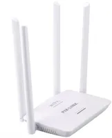 Бездротовий Wi-Fi Роутер маршрутизатор 300 Мбіт / з Pix-link Router LV-WR08, WIFI роутер до 300 Mb/s з 4 зовнішніми антенами і 4 портами Білий