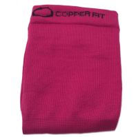 Підтримуючі компресійні гетри Copper Fit Calf Compression Sleeves, облягаючі гольфи з фіксацією литок, Бандаж для підтримки гомілки рожеві