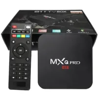 Смарт приставка для телевізора з пультом Ultra MXQ PRO 4K 2GB / 16GB, медіаплеєр Android 7.1, Цифрова ТВ приставка з вбудованим WiFi модулем Чорна