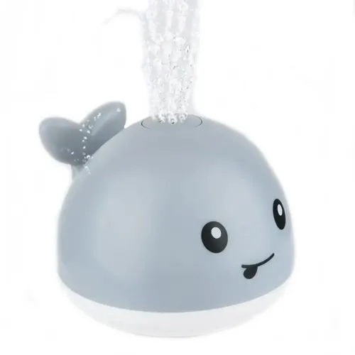 Дитяча іграшка для ванної світиться кит Spray Water Bath Toy з підсвічуванням і фонтаном, плаваюча іграшка Кит спрей з фонтанчиком для купання малюків