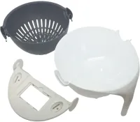 Овочерізка Wet Basket Vegetable Cutter 9 в 1 набір насадок для нарізки овочів і фруктів, Ручна обертається терка-овочерізка мультислайсер з кошиком