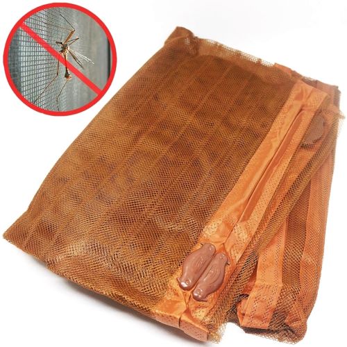 Антимоскітна сітка на магнітах Magic Mesh Brown 90х210 см розсувна магнітна москітна штора від комах і мух на двері коричнева Меджик Меш