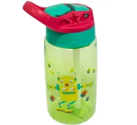 Дитяча пляшка поїлка з трубочкою Baby bottle LB-400 для води і соку, поїльник пляшечка для напоїв 260мл з ручкою LB400 для подорожей і походів