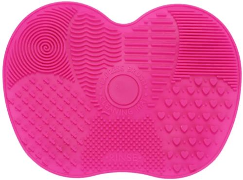 Силіконовий килимок для миття пензликів Brush Spa ручний багаторазовий засіб для очищення макіяжних і косметичних пензлів і щіток для макіяжу