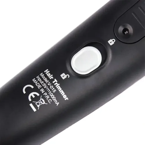 Беспроводная аккумуляторная окантовочная машинка USB VGR V-015 для стрижки усов и бороды, Аккумуляторный портативный триммер бритва для мужчин Черная