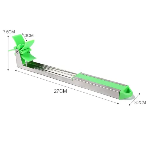 Ніж слайсер для нарізки кавуна і дині Sunroz Watermelon Slicer, кухонне пристосування для різання кубиками фруктів у формі млина, Арбузорезка
