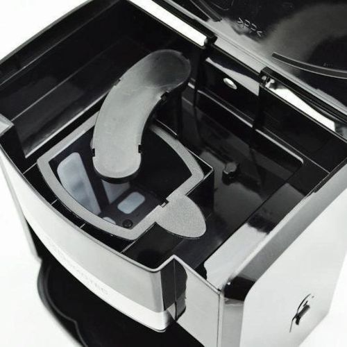 Капельная кофеварка на две чашки Domotec MS-0706 c 2 керамическими чашками, домашняя электрическая кофемашина для чая и кофе на 0.3 л 500W Белая
