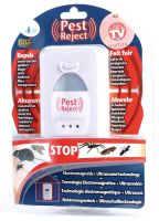 Ультразвуковий відлякувач комах і гризунів Pest Reject aid електромагнітний пристрій для знищення мишей тарганів комарів прилад в розетку