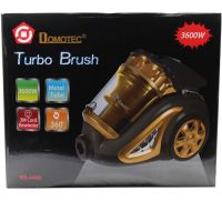 Контейнерний пилосос для сухого прибирання Domotec MS-4408 Turbo Brush на 4 л 3600W колбовий без мішка з регулятором потужності турбощіткою Жовтий