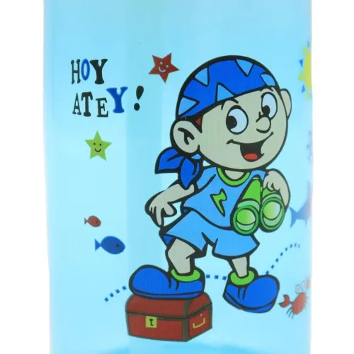Дитяча пляшка поїлка з трубочкою Baby bottle LB-400 для води і соку, поїльник пляшечка для напоїв 260мл з ручкою LB400 для подорожей і походів