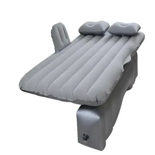 Надувний автомобільний матрац на заднє сидіння Car Travel Bed CT-001 135x80 см з підголовником, універсальна ліжко в авто з насосом і подушками