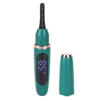 Акумуляторні щипці для гарячої завивки вій Eyelash Curler XL-271, з підігрівом, Електрична пензлик плойка з дисплеєм зарядка через USB