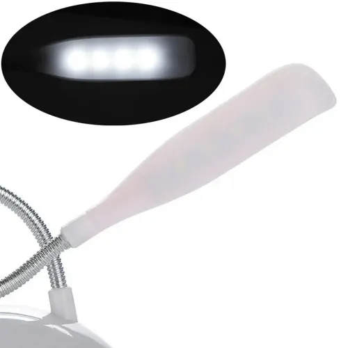 Настільна світлодіодна гнучка лампа LED Desk Light X - 7188 на батарейках, бездротовий настільний міні світильник з механічним вимикачем BL-7188