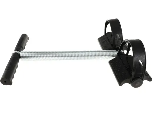 Пружинный эспандер Tummy Trimmer L1013 для мышц рук, живота и спины с креплением для ног, Спортивный тренажер Тами Тример для укрепления тела Черный