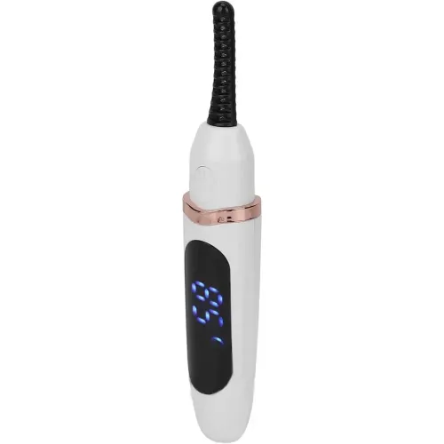 Акумуляторні щипці для гарячої завивки вій Eyelash Curler XL-271, з підігрівом, Електрична пензлик плойка з дисплеєм зарядка через USB