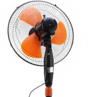 Підлоговий вентилятор Domotec MS-1619 40 см stand fan 16 " дюймів 40W Помаранчевий Домотек Orange на телескопічній ніжці з поворотом і нахилом