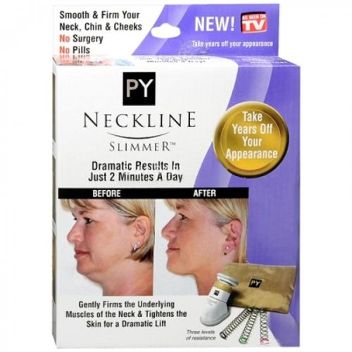 Тренажер від другого підборіддя neckline Slimmer масажер Неклайн Сліммер для м'язів обличчя і шиї, Коректор силуету шиї і зняття зморшок Nec Toner