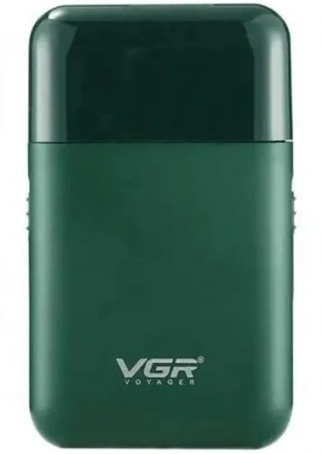 Аккумуляторная электробритва шейвер VGR V-390 для сухого и влажного бритья с выдвижным триммером, Беспроводная мужская бритва для бороды и усов