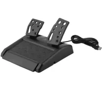 Універсальний ігровий кермо Vibration Steering Wheel 3 в 1 з педалями і коробкою передач для PC / PS2 / PS3, мультимедійний спортивний кермо для ПК