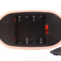 Настольное круглое косметическое зеркало Mirror Lamp YT-M513 с LED подсветкой и увеличением для макияжа, Увеличительное зеркало на подставке Розовое