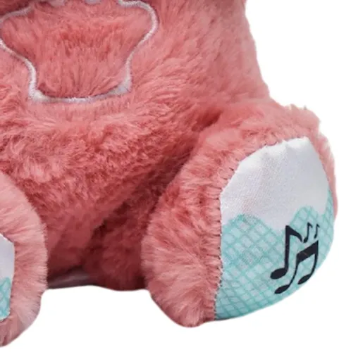 Світна дихаюча Видра Fisher Price FXC66 30 см з диханням для сну дітей, м'яка плюшева іграшка музичний нічник від батарейок Рожева Рожева