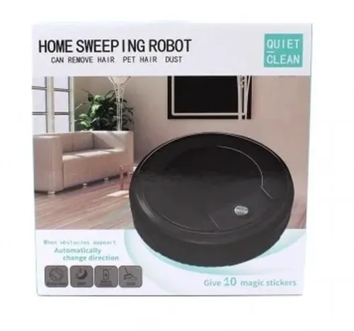 Акумуляторний робот пилосос Ximeijeie Mop (Home Sweeeping Robot) 500W для дому, Міні робот швабра для сухого прибирання, Самоприбираючий пилосос