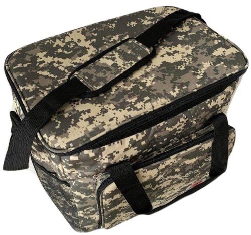 Туристическая термосумка Cooling Bag на 32 литра для продуктов напитков, Походный термо бокс холодильник 38x25x33см на плечо для пикника Пиксельный