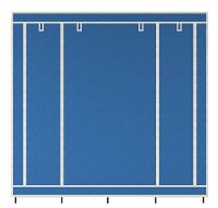 Складаний тканинний шафа для одягу Storage Wardrobe 88170 на 4 секції, 170х45х175, каркасний органайзер гардероб для взуття та речей на 12 полиць