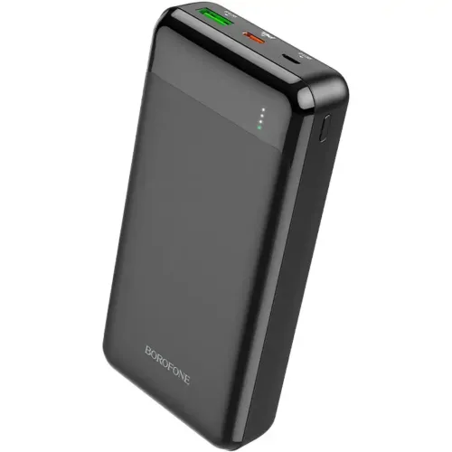 Зовнішній акумулятор повербанк Power Bank Borofone Bj19a 20000mAh PD20W + QC3.0 з швидкою зарядкою, портативний зарядний пристрій батарея 2 виходи