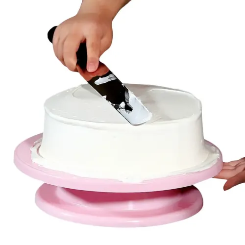 Обертається підставка Cake Turntable для виготовлення та декорування торта 28 см Тортівниця, поворотний стіл піднос для прикраси торта 360 градусів