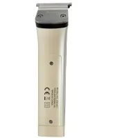 Бездротова акумуляторна машинка GEMEI GM-657 3W для стрижки волосся, акумуляторний тример бритва для окантовки бороди і вусів Gemmy Золотистий