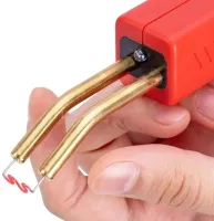Електричний паяльник степлер Plastic Welding Gun H50 для пластику зі скобами різних видів, пістолет для пайки пластмаси і бамперів від мережі 220V