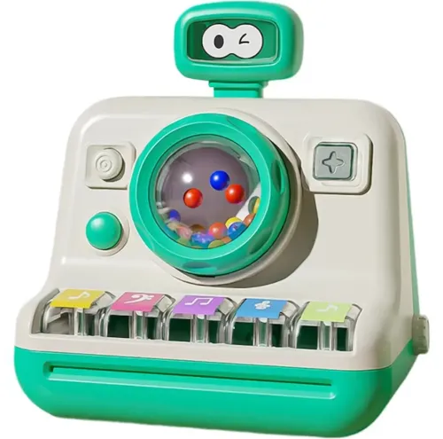 Дитяче іграшкове піаніно Montessori MSS-011 зі світловими і звуковими ефектами, електронний синтезатор Beiyu з імітацією спалаху камери для дітей