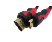 Посилений в обмотці кабель, перехідник з HDMI на mini HDMI довжиною 1.5 м